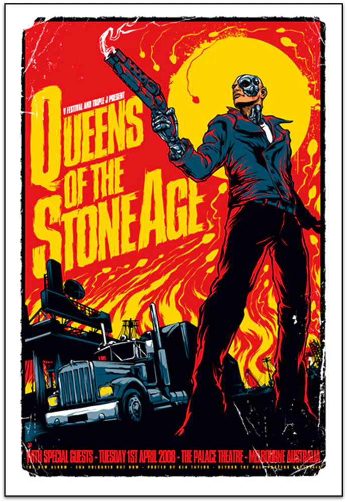 QOTSA poster artwork apocalyptic