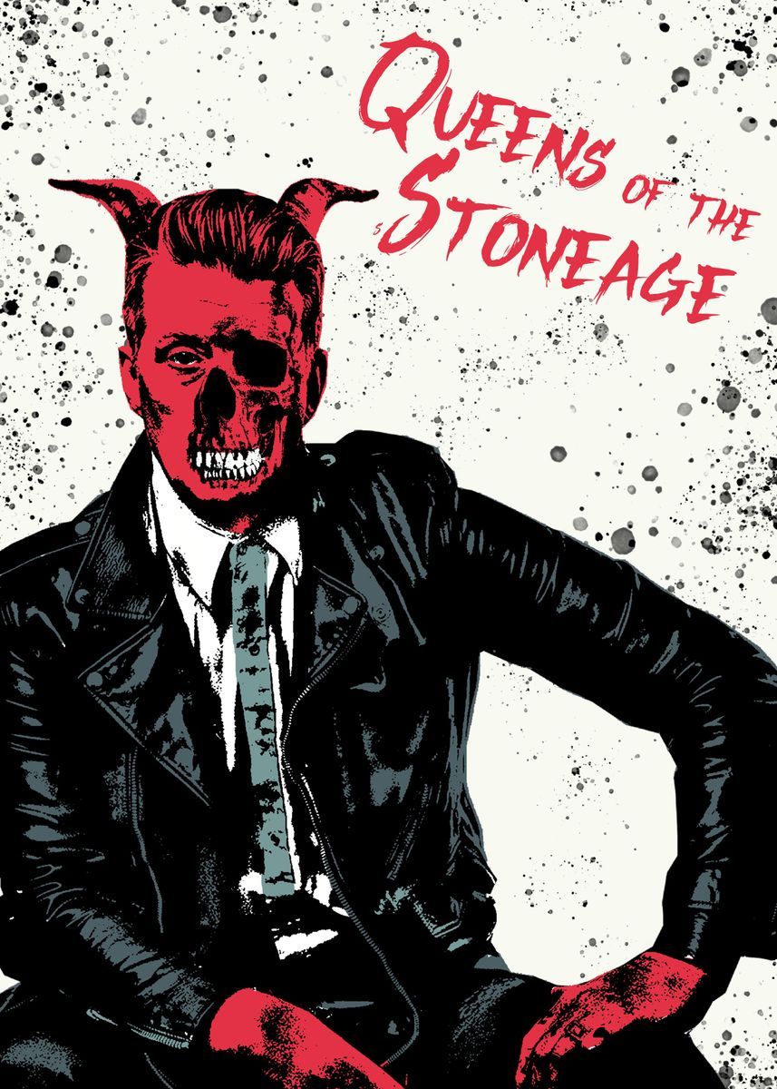 Josh Homme en diable, illustration Queens of the Stone Age