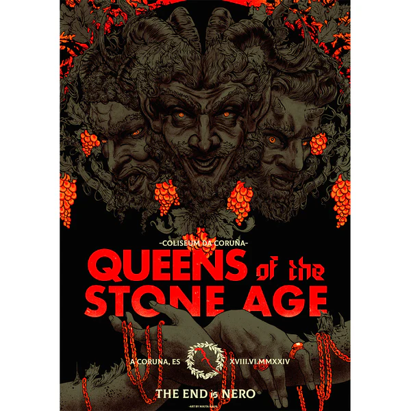 QOTSA poster concert artwork