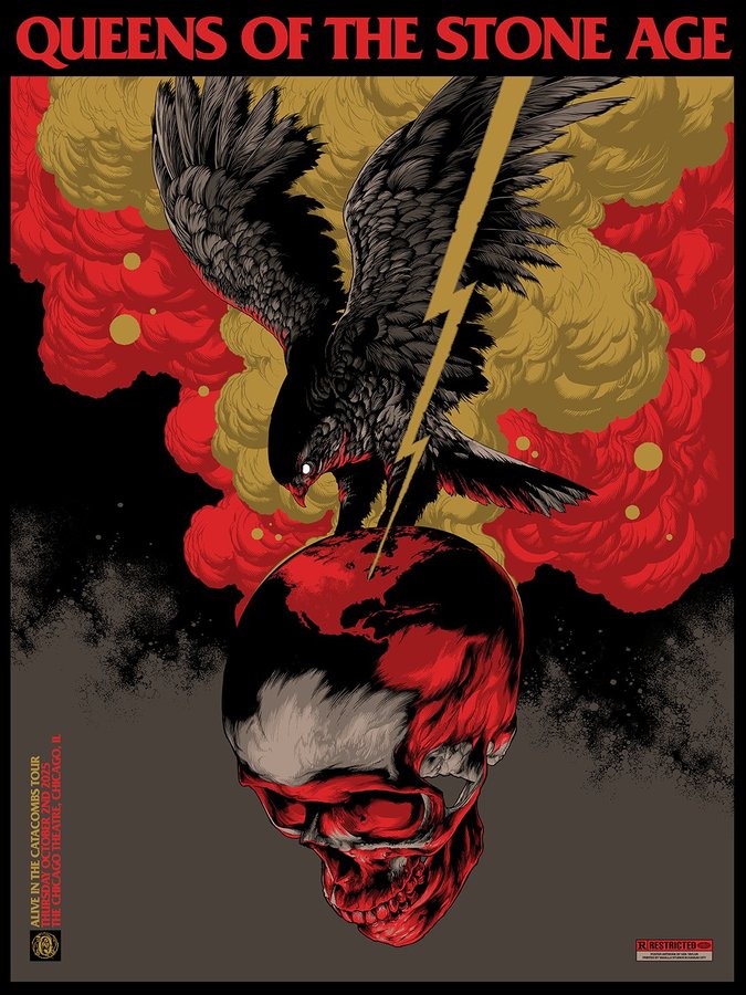 Affiche de la tournée Alive in the Catacombs — Chicago