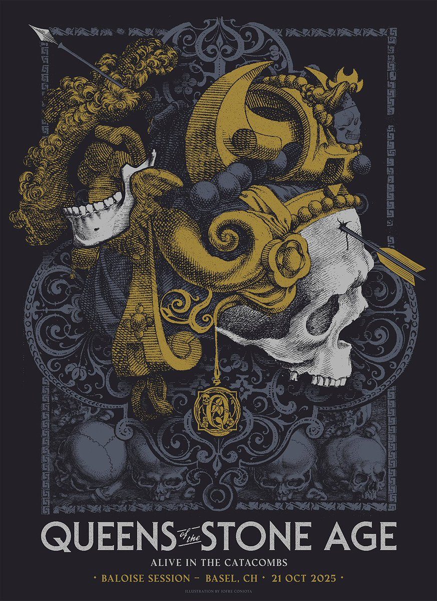 Affiche du concert de Bâle par Rodolfo Jofre (Jofre con Jota), Alive in the Catacombs, Baloise Session 2025