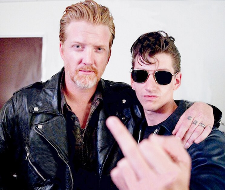Josh Homme et Alex Turner