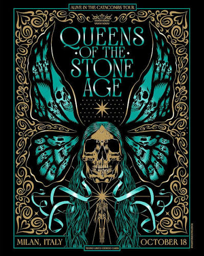 Affiche de la tournée Alive in the Catacombs — Milan, 18 octobre