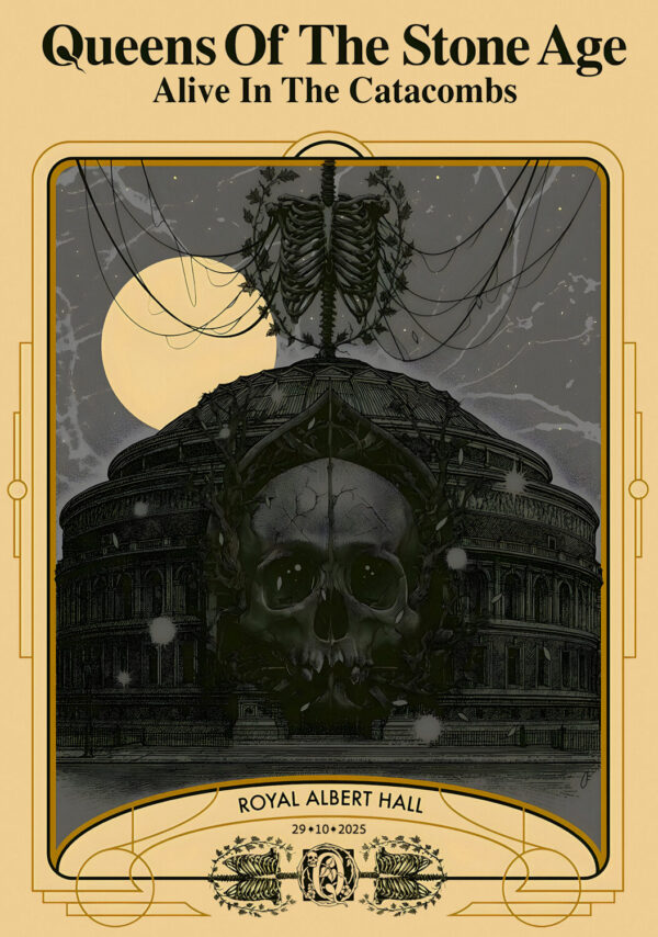 Affiche Royal Albert Hall, finale de la tournée des Catacombes