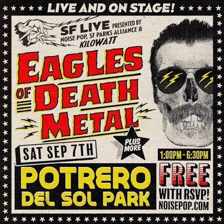 Affiche Eagles of Death Metal, San Francisco
