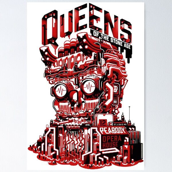 Affiche Queens of the Stone Age, Saint-Louis