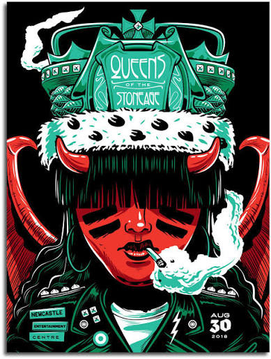 Affiche Queens of the Stone Age, Newcastle 2018