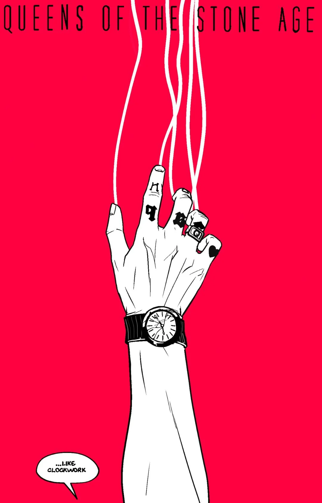 Illustration ...Like Clockwork, la main et la montre