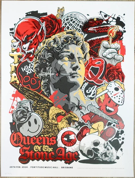Affiche Queens of the Stone Age, Brisbane février 2024