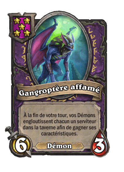 Gangroptère affamé, démon de niveau 5