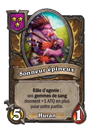 Sonneur épineux, huran de niveau 4