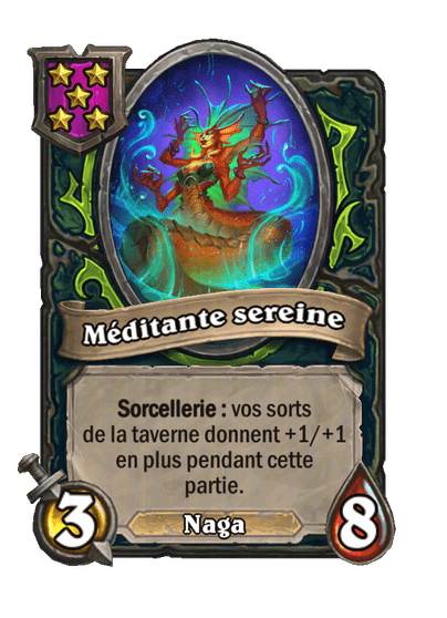 Méditante sereine, naga de niveau 5